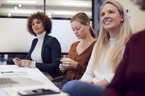 Female professionals in a meeting